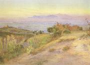 Mattew Ridley Corbet,ARA Volterra,looking towards the Pisan Hills (mk46) oil painting picture wholesale